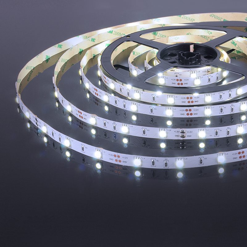 Светодиодная лента Elektrostandard 12V 7,2W 30Led 5050 IP20 холодный белый, 5м 4690389040153 Светодиодная лента Elektrostandard 12V 7,2W 30Led 5050 IP20 холодный белый, 5м 4690389040153