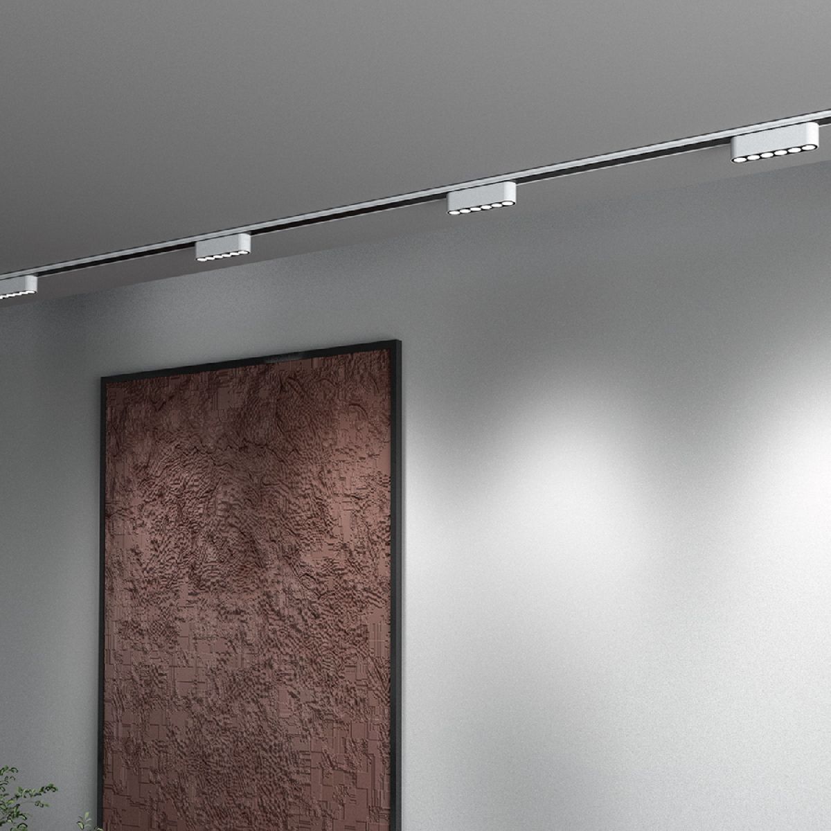 Трековый магнитный светильник Reluce 13002-9.3-001UR magnetic LED6W BK Трековый магнитный светильник Reluce 13002-9.3-001UR magnetic LED6W BK
