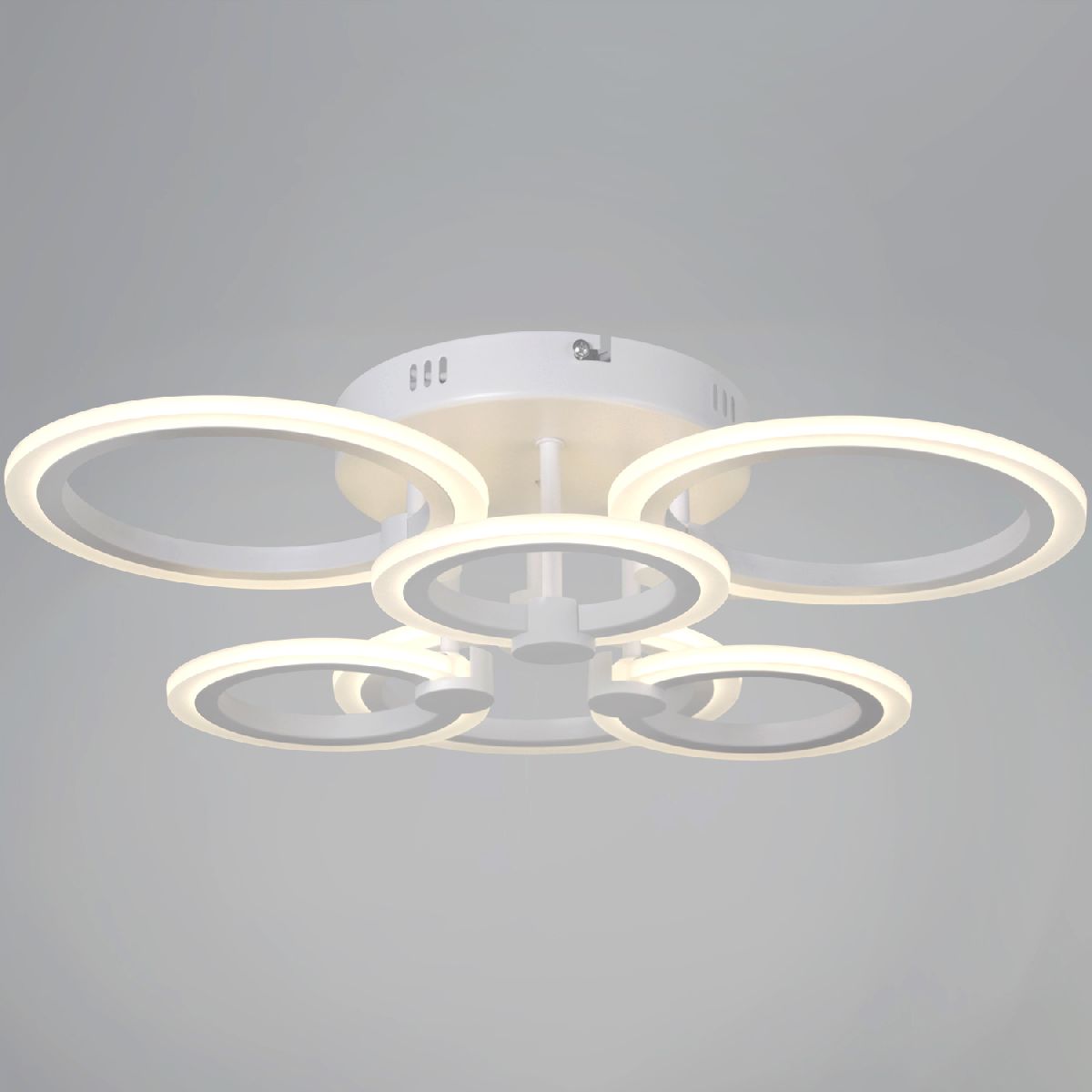 Потолочная люстра Reluce 09502-0.3-3+3 WH Потолочная люстра Reluce 09502-0.3-3+3 WH