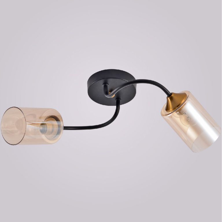 Потолочный светильник Reluce 01608-0.3-02 BK+BRASS