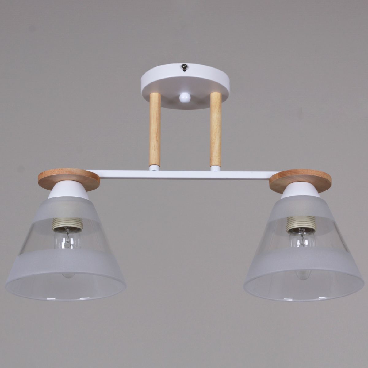 Потолочный светильник Reluce 01630-0.3-02 WH+WOOD Потолочный светильник Reluce 01630-0.3-02 WH+WOOD