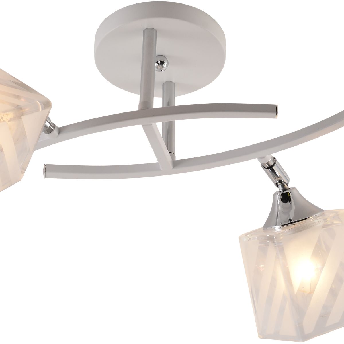 Потолочная люстра Reluce 01593-0.3-04 WH+CR Потолочная люстра Reluce 01593-0.3-04 WH+CR