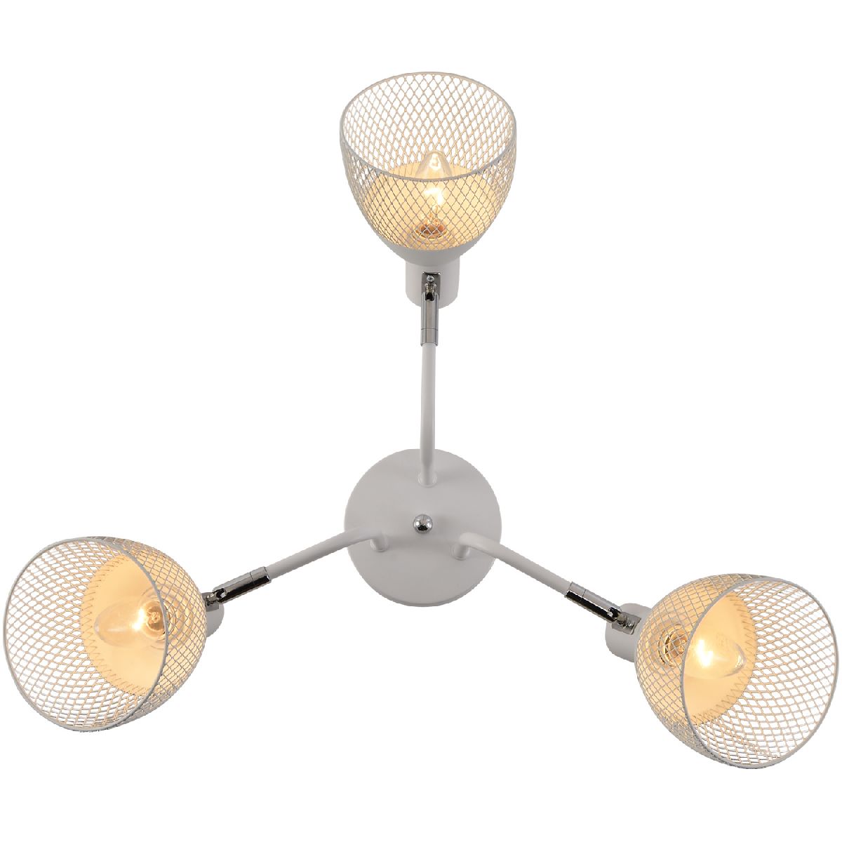 Потолочная люстра Reluce 01581-0.3-03 WH+CR Потолочная люстра Reluce 01581-0.3-03 WH+CR