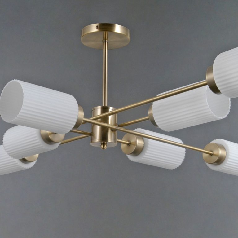 Люстра на штанге Illumico IL0737-8ASQ-25 AB NAPLES