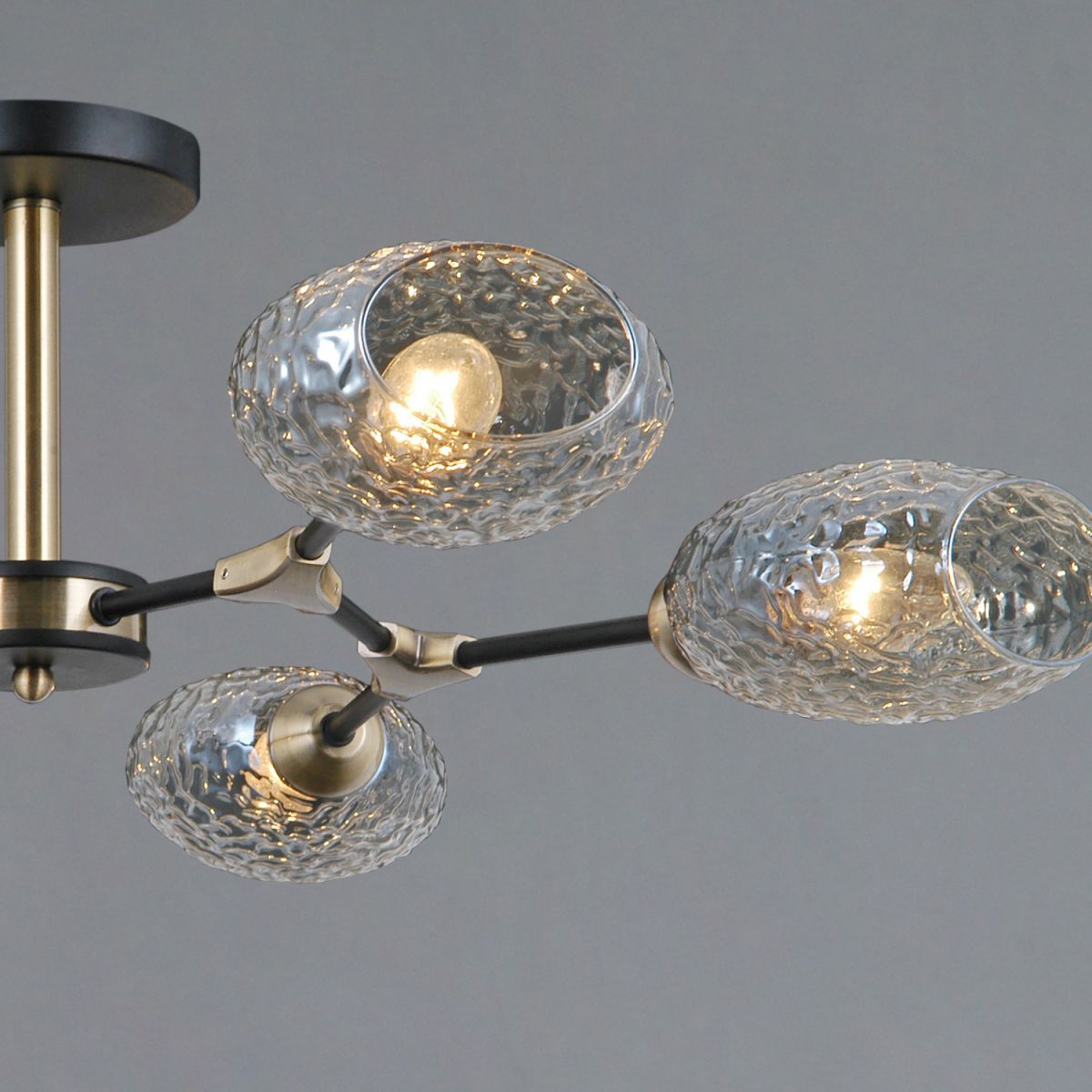 Люстра на штанге Illumico IL0272-6CSQ-25 BK AB TRENTO Люстра на штанге Illumico IL0272-6CSQ-25 BK AB TRENTO
