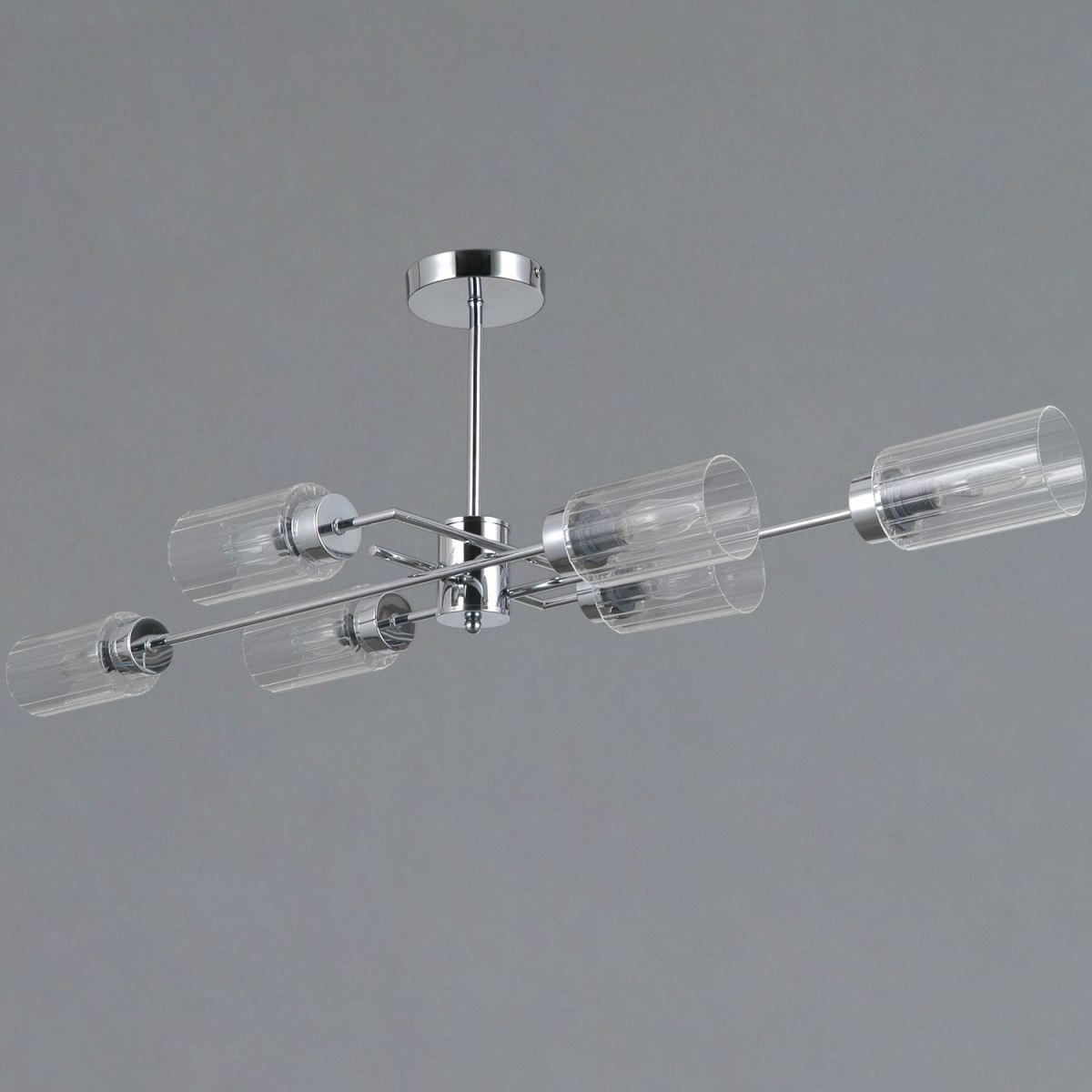 Люстра на штанге Illumico IL0734-6ASQ-25 CR NAPLES Люстра на штанге Illumico IL0734-6ASQ-25 CR NAPLES