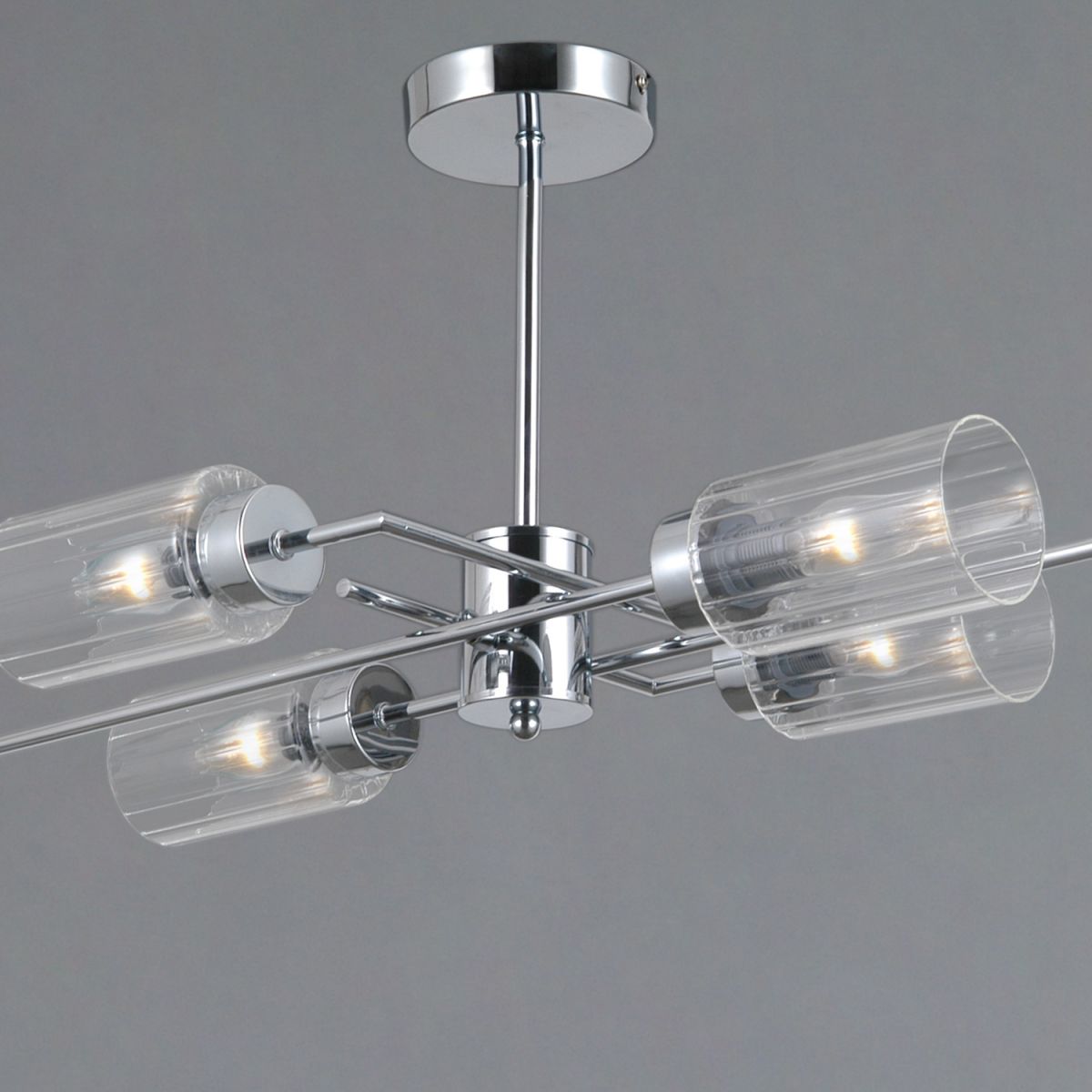 Люстра на штанге Illumico IL0734-6ASQ-25 CR NAPLES Люстра на штанге Illumico IL0734-6ASQ-25 CR NAPLES