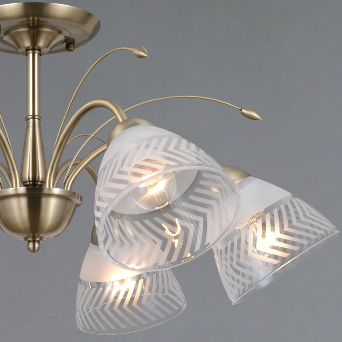 Люстра на штанге Illumico IL0594-6CSQ-25 AB AREZZO Люстра на штанге Illumico IL0594-6CSQ-25 AB AREZZO