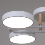 Потолочная люстра Reluce 03322-0.3-06 WH+WOOD