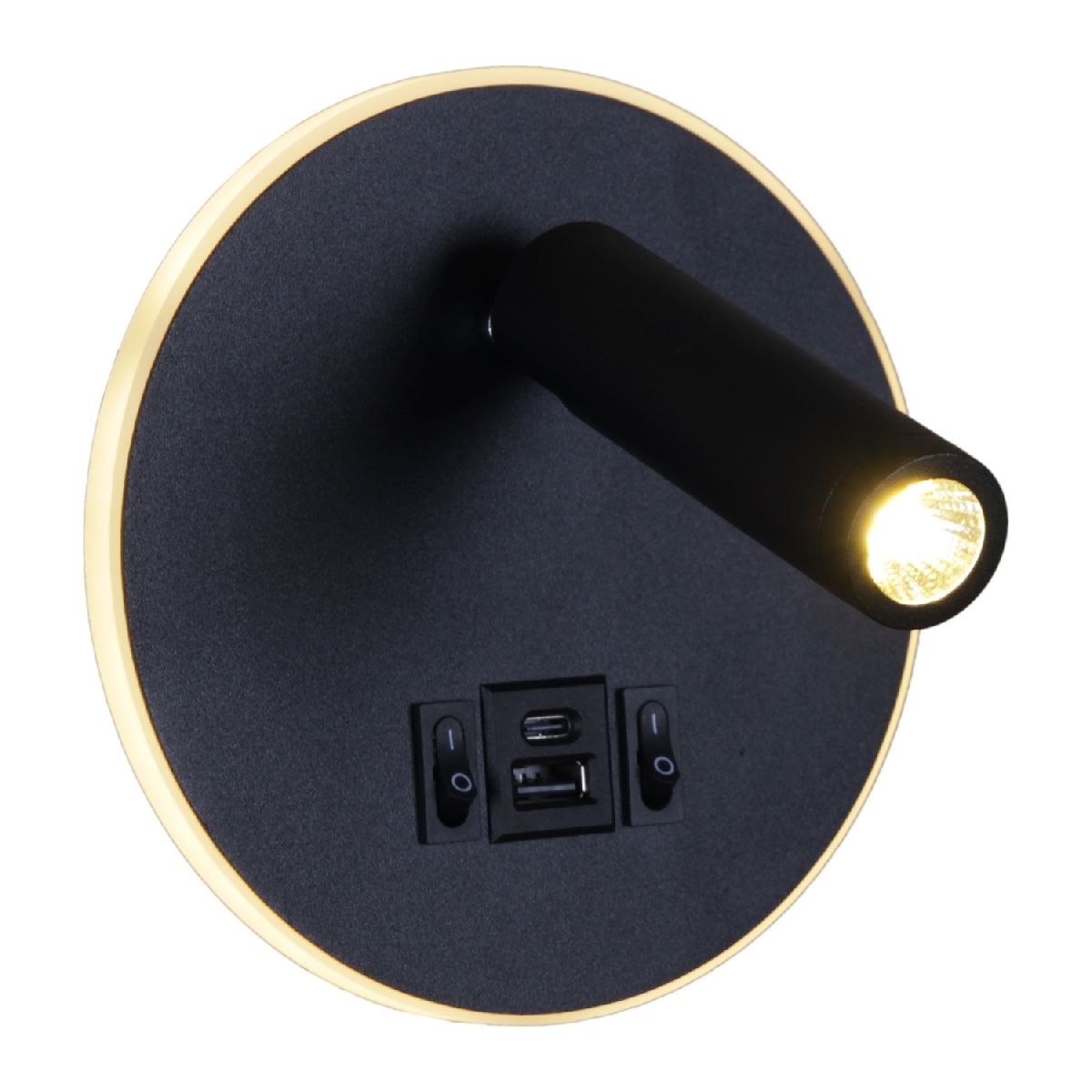 Спот Reluce 86203-9.2-001KT LED12W+USB BK Спот Reluce 86203-9.2-001KT LED12W+USB BK