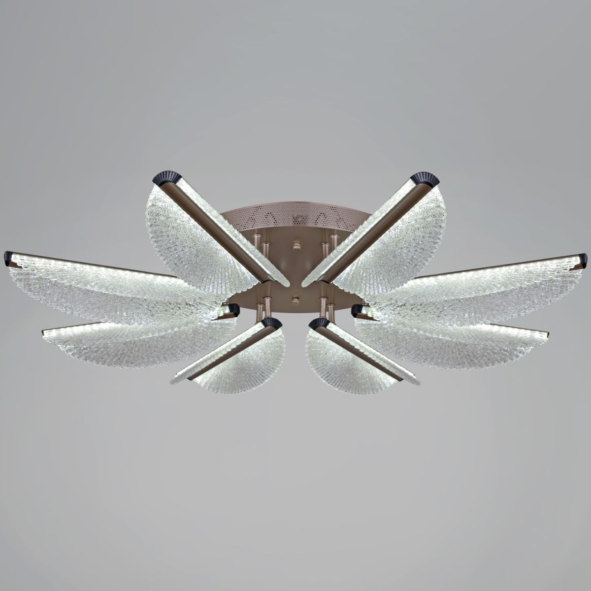 Потолочная люстра Reluce 00490-0.3-08L champagne silver Потолочная люстра Reluce 00490-0.3-08L champagne silver