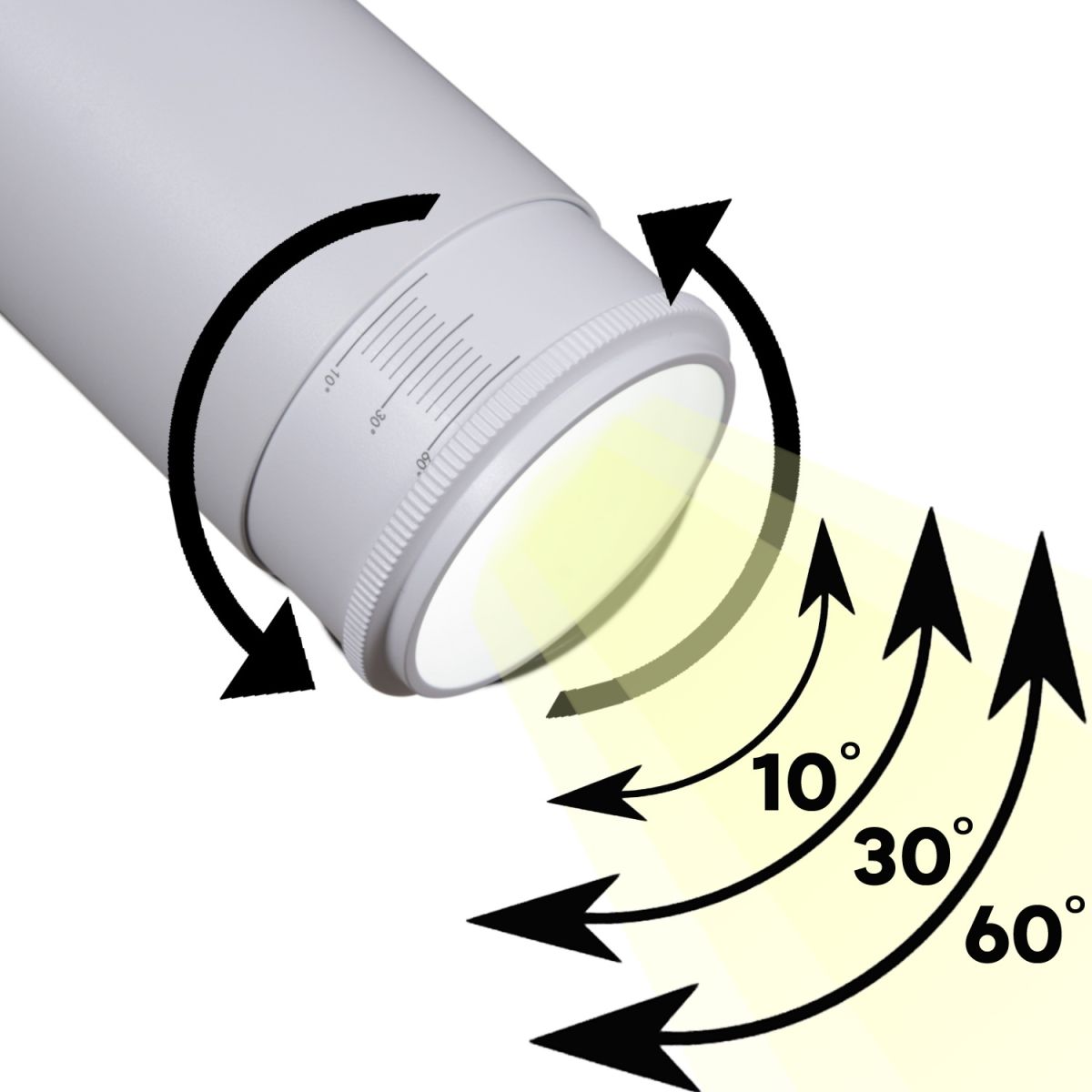 Трековый однофазный светильник Reluce 06650-9.3-LED10/20/30W CCT WT Трековый однофазный светильник Reluce 06650-9.3-LED10/20/30W CCT WT