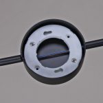 Люстра на штанге Reluce 03860-0.3-06 BK+WOOD GX53