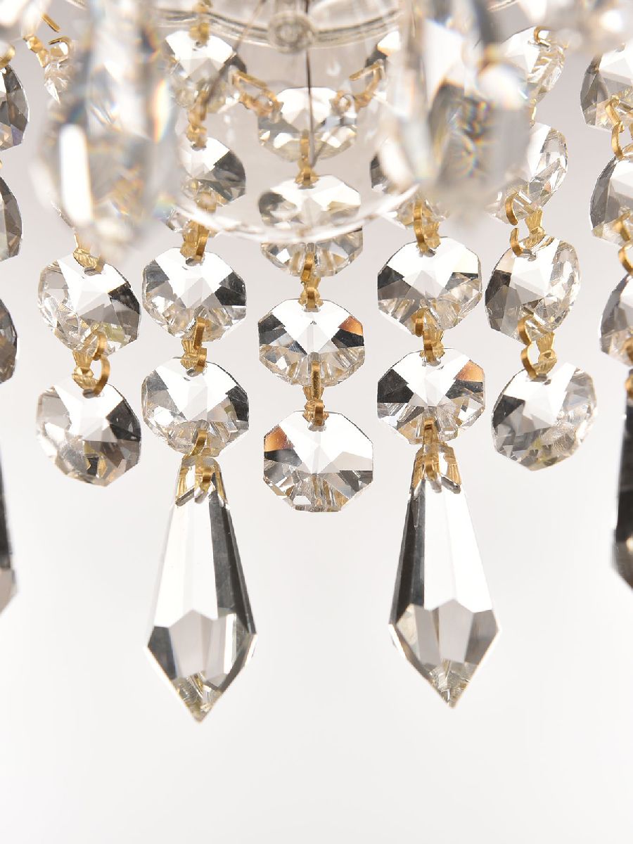 Подвесной светильник Bohemia Ivele Crystal 14781P/11 G Drops Подвесной светильник Bohemia Ivele Crystal 14781P/11 G Drops