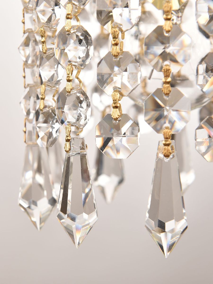 Подвесной светильник Bohemia Ivele Crystal 14781P/11 G Drops Подвесной светильник Bohemia Ivele Crystal 14781P/11 G Drops
