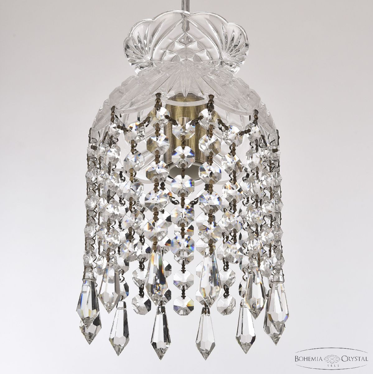 Подвесной светильник Bohemia Ivele Crystal 14781P/11 Pa Drops Подвесной светильник Bohemia Ivele Crystal 14781P/11 Pa Drops