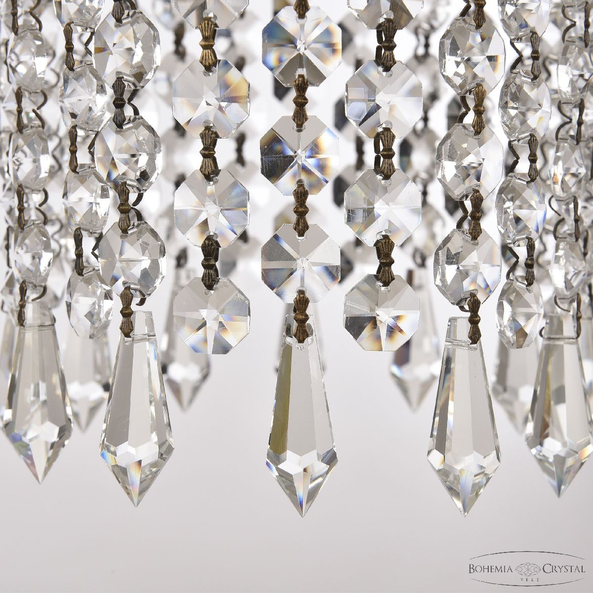 Подвесной светильник Bohemia Ivele Crystal 14781P/11 Pa Drops Подвесной светильник Bohemia Ivele Crystal 14781P/11 Pa Drops