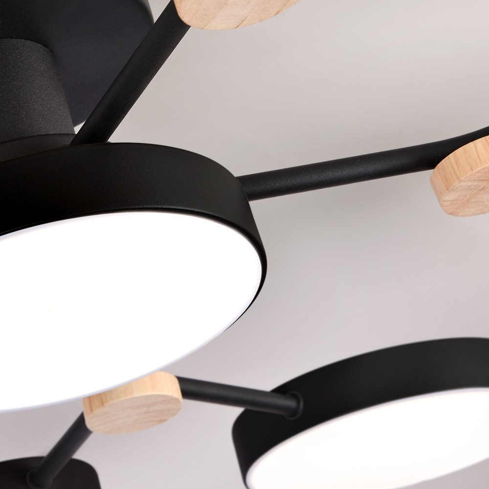 Потолочная люстра LED4U L3201-960 BK Потолочная люстра LED4U L3201-960 BK