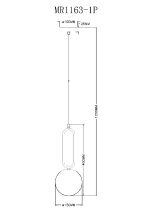 Подвесной светильник Myfar Pierre MR1163-1P