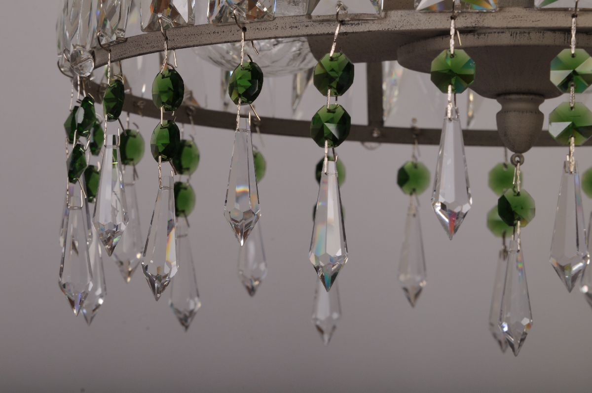 Подвесная люстра Abrasax L.7392-5GR (GREEN) Подвесная люстра Abrasax L.7392-5GR (GREEN)