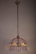 Подвесная люстра Abrasax L.7392-5GR (PURPLE)