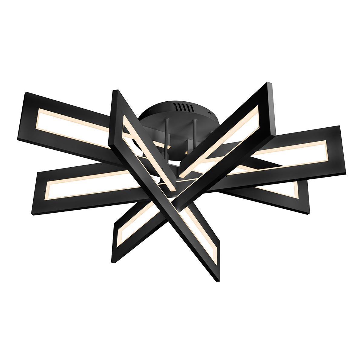 Потолочный светодиодный светильник iLedex Stalker 9082-R800-X 128W BK Потолочный светодиодный светильник iLedex Stalker 9082-R800-X 128W BK