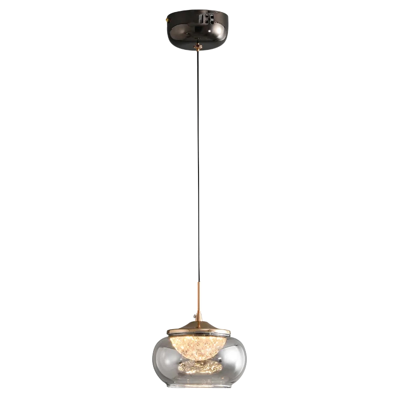 Подвесной светильник Delight Collection MT9128-1H gold/smoke Подвесной светильник Delight Collection MT9128-1H gold/smoke