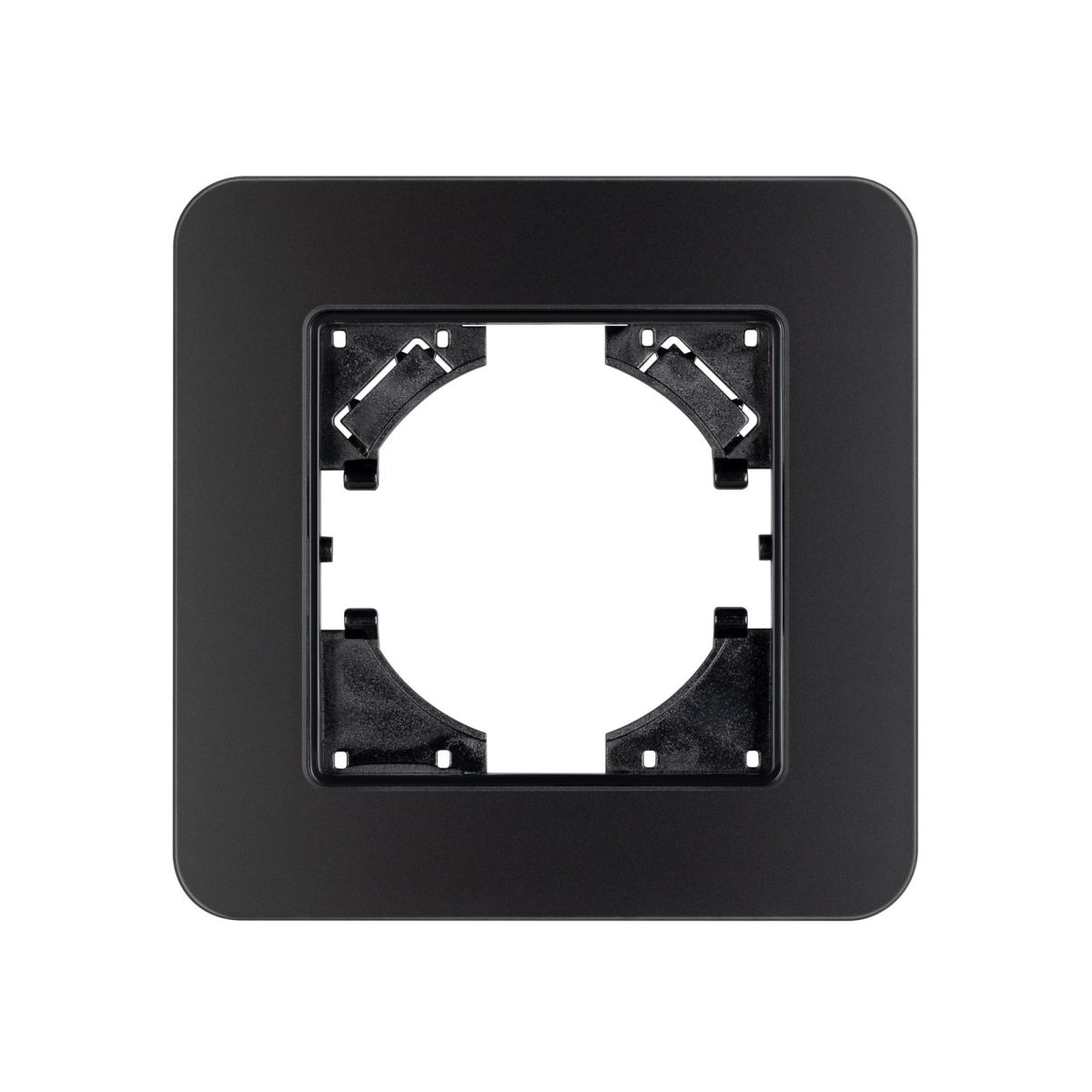 Рамка стеклянная на 1 пост Arlight FRM-OMALI-SFGS-1-BK 049676 Рамка стеклянная на 1 пост Arlight FRM-OMALI-SFGS-1-BK 049676