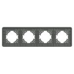 Рамка на 4 поста стеклянная Arlight FRM-OMALI-GS-4-GR 049702