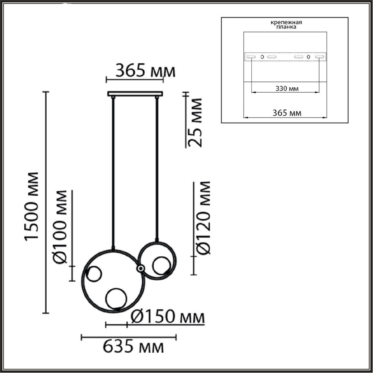 Подвесной светильник Lumion Ornato 8035/3 Подвесной светильник Lumion Ornato 8035/3