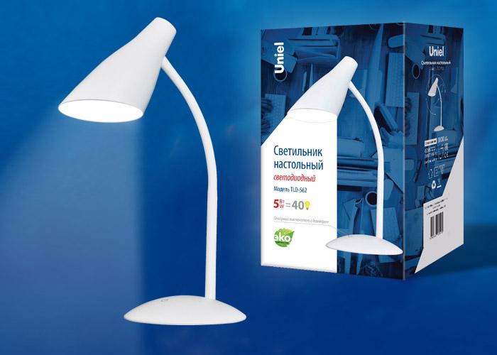Настольная лампа (UL-00004463) Uniel TLD-561 White/LED/450Lm/4500K Настольная лампа (UL-00004463) Uniel TLD-561 White/LED/450Lm/4500K