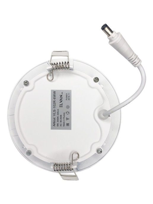 Встраиваемый светильник Elvan VLS-102R-6W-NH-Wh Встраиваемый светильник Elvan VLS-102R-6W-NH-Wh