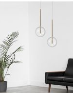 Подвесной светильник Delight Collection Ball Sola 9217P/D180 gold