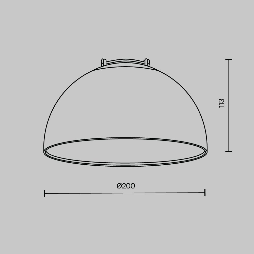 Трековый светильник Maytoni Bowl TR126B-20W4K-B Трековый светильник Maytoni Bowl TR126B-20W4K-B
