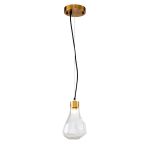 Подвесной светильник Delight Collection KR1197 KR1197P-1 brass/clear