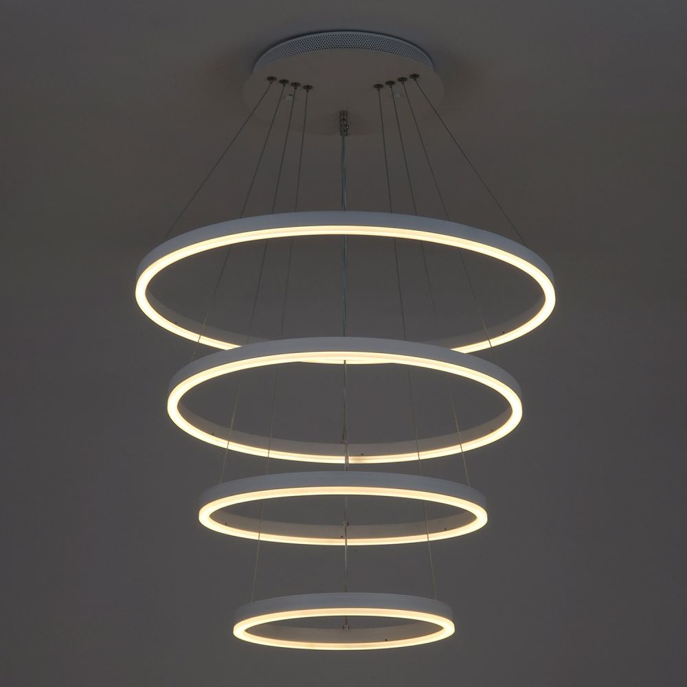 Каскадная люстра LED4U 55000-4 WH Каскадная люстра LED4U 55000-4 WH