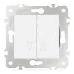 Выключатель жалюзи Arte Milano 203.38-2.white