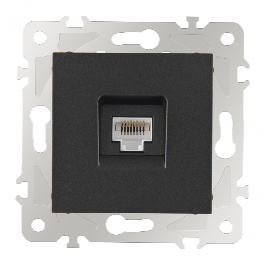 Розетка RJ45 Arte Milano 203.45-1.black Розетка RJ45 Arte Milano 203.45-1.black