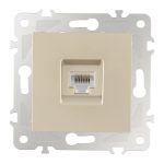 Розетка RJ45 Arte Milano 203.45-1.shampan