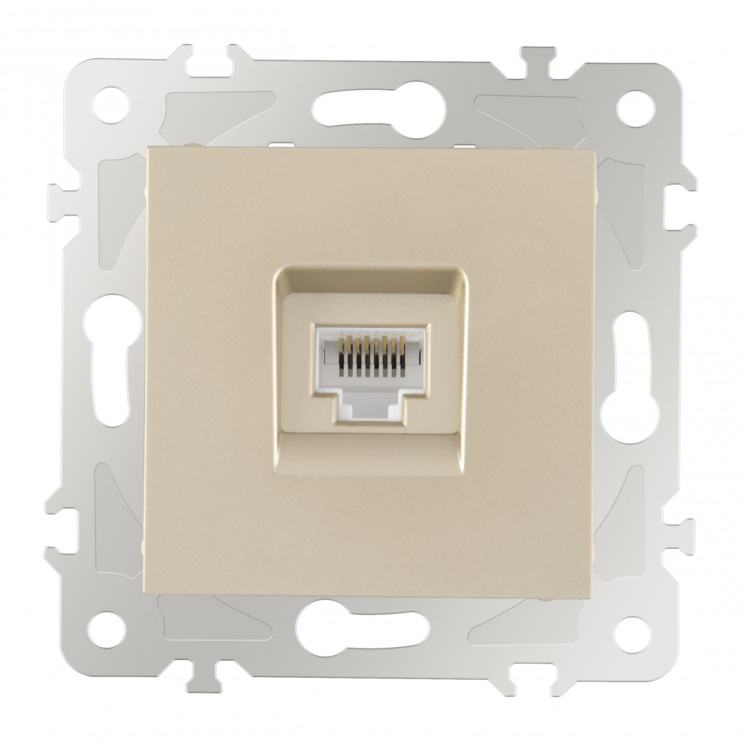 Розетка RJ45 Arte Milano 203.45-1.shampan Розетка RJ45 Arte Milano 203.45-1.shampan
