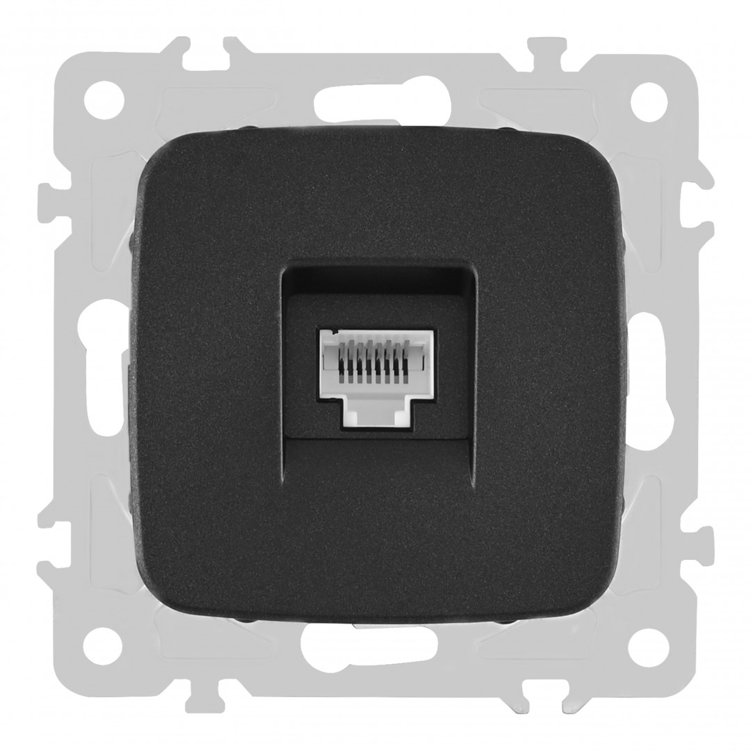Розетка RJ45 Arte Milano 205.45-1.black Розетка RJ45 Arte Milano 205.45-1.black