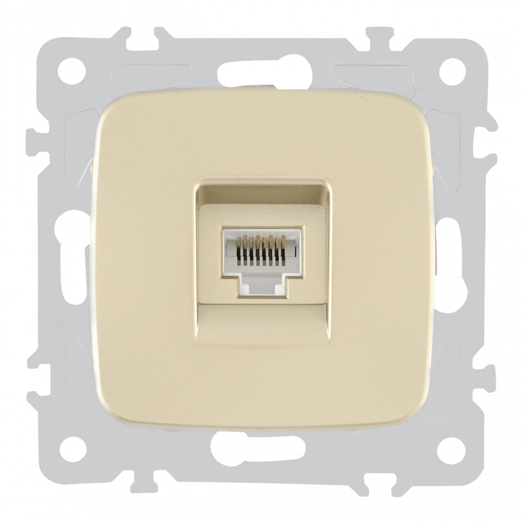 Розетка RJ45 Arte Milano 205.45-1.shampan Розетка RJ45 Arte Milano 205.45-1.shampan