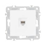 Розетка телефонная RJ11 Arte Milano 206.51-1.white