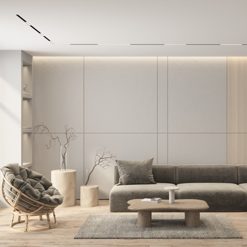 Трековый однофазный светильник Denkirs Simple Linear DK8204-BK Трековый однофазный светильник Denkirs Simple Linear DK8204-BK
