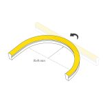 Светодиодная герметичная лента Arlight HALO-SIDE-A160-10x17mm 24V Day4000 (10 W/m, IP67, 5m, wire x1) 053369