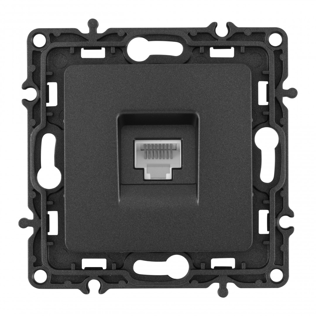 Розетка RJ45 Arte Milano 217.45-1.black Розетка RJ45 Arte Milano 217.45-1.black