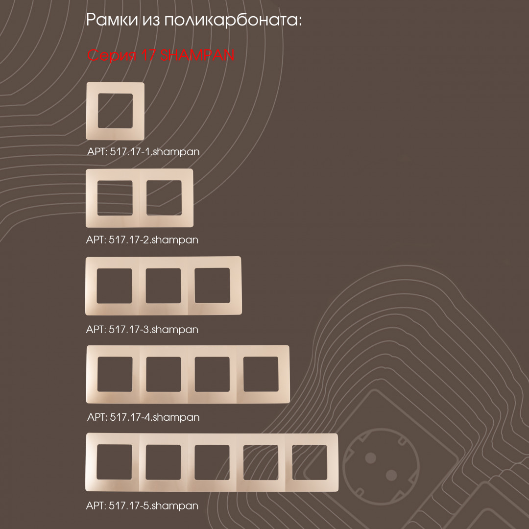 Розетка с заземлением, шторками + 2 USB Arte Milano 217.47-1.shampan Розетка с заземлением, шторками + 2 USB Arte Milano 217.47-1.shampan