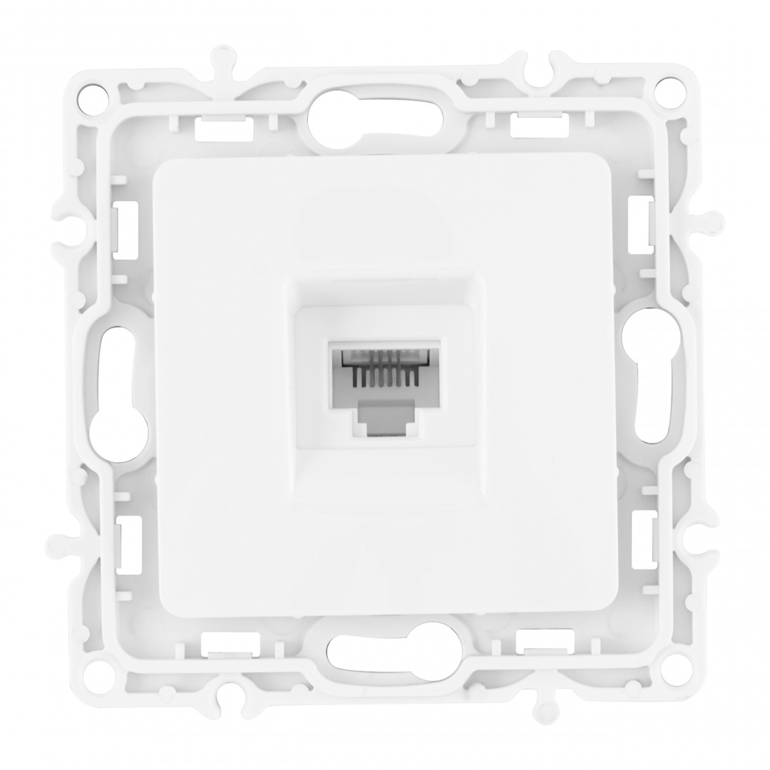 Розетка телефонная RJ11 Arte Milano 217.51-1.white Розетка телефонная RJ11 Arte Milano 217.51-1.white