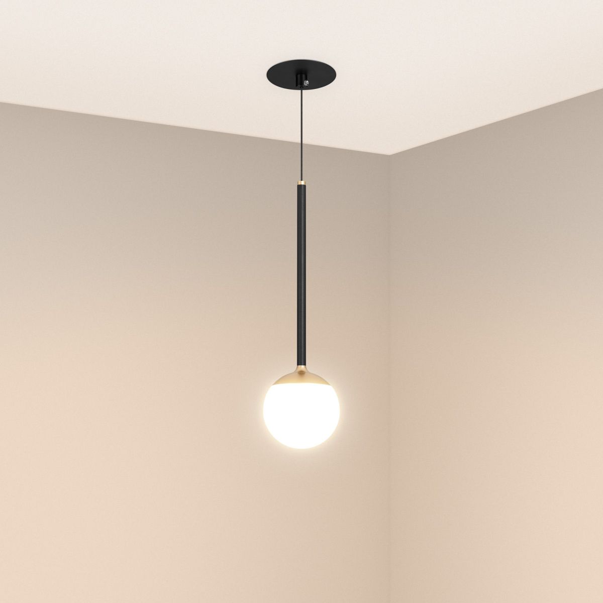 Подвесной светильник Arlight SP-BEADS-HANG-BUILT-T-R100-8W Warm3000 (BK-GD, 180 deg, 230V) 056420 Подвесной светильник Arlight SP-BEADS-HANG-BUILT-T-R100-8W Warm3000 (BK-GD, 180 deg, 230V) 056420