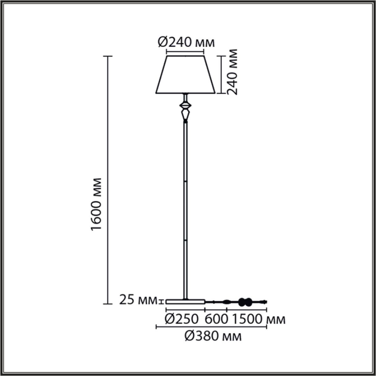 Торшер Lumion Classi Vermont 8275/1F Торшер Lumion Classi Vermont 8275/1F